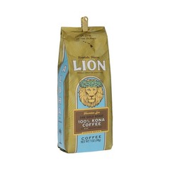 Lion Coffee 24K Gold Roast 100% Kona Coffee Whole Bean 7 oz Bag