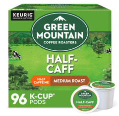 Green Mountain Half Caff Coffee – Medium Roast K-Cup Pods, 96-Count!