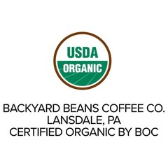 Local Backyard Beans Coffee Co Punch in The Face,Organic,Whole Bean Coffee,12oz