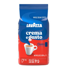 Crema E Gusto Whole Bean Coffee, Medium Roast, Arabica and Robusta Blend, 2.2 Lb