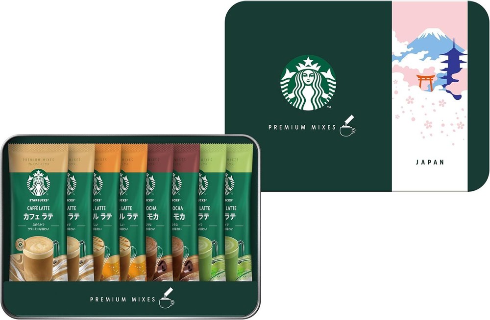 Starbucks Nestle Premium Mix Latte Stick Coffee&Matcha Gift (10Sticks)