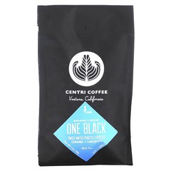 Centri Coffee, Organic One Black, Caramel + Chocolate, Whole Bean, Decaf, 12 oz