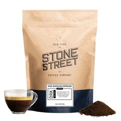 Knee Buckling Espresso Coffee, Ground, High Caffeine Blend, Dark Roast, 1 LB