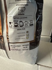 Kimbo Caffe Crema Classico Whole Bean Coffee 2.2LB Imported Italy