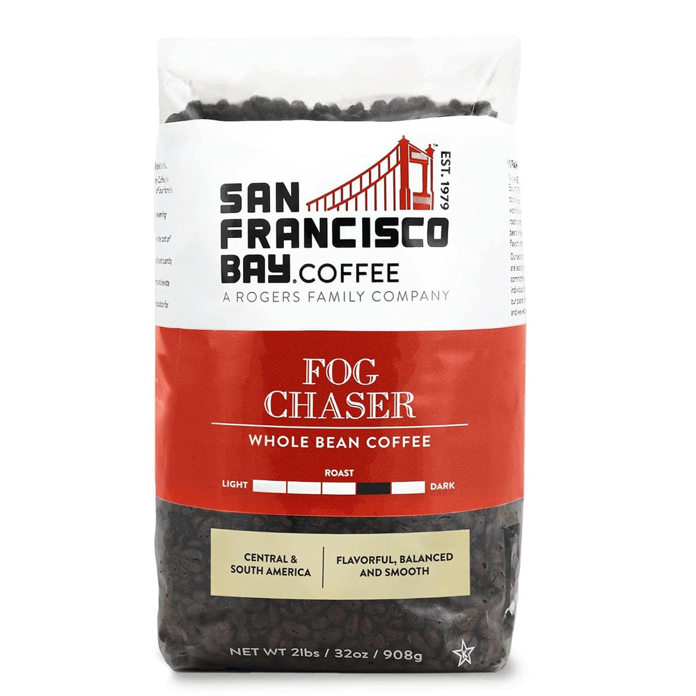 Coffee – Medium-Dark Roast Whole Bean Coffee – Fog Chaser (2 Lb Bag)