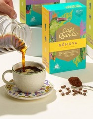 Cafe Quindio Medium Roast 100% Colombian Excelso Whole 12 Ounce (Pack of 1)