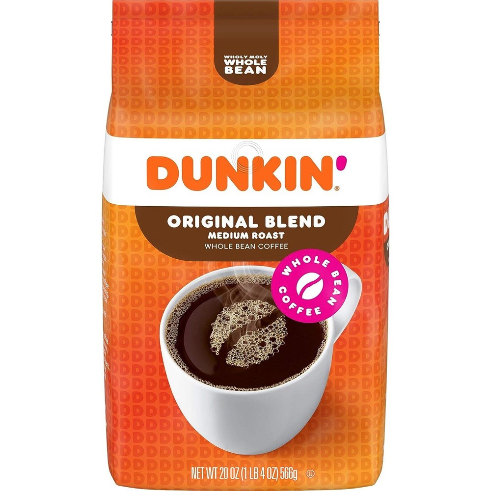 Dunkin Original Blend Medium Roast Whole Bean Coffee