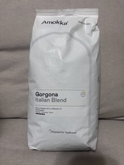 Amokka Gorgona Italian Blend Coffee Beans 1000g Whole Bean Dark Roast NEW Sealed