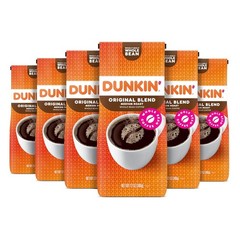 Dunkin’ Original Blend Medium Roast Whole Bean Coffee 12 Ounces Pack of 6)