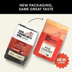 Coffee – Medium-Dark Roast Whole Bean Coffee – Fog Chaser (2 lb bag)