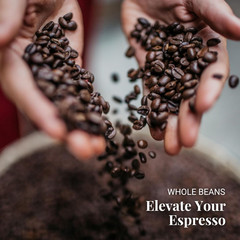 Caffe Vergnano Gran Aroma Whole Bean Coffee 2.2 Lb Bag – Medium Roast Espresso B