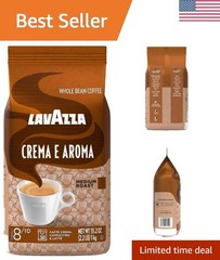 Crema E Aroma Whole Bean Coffee Blend, 2.2-Pound Bag , Balanced medium roast …