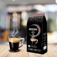 Nescafe Intenso Whole Roasted Coffee Beans 1Kg Arabica and Robusta Blend Bag