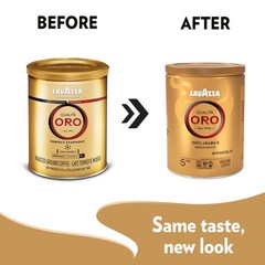 Lavazza Qualità Oro Ground Coffee, Medium Roast, 100% 8.82 Ounce (Pack of 4)