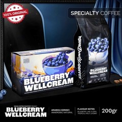 Blueberry Cream Arabica Coffee Beans Medium Roast 200g Flavored Coffee