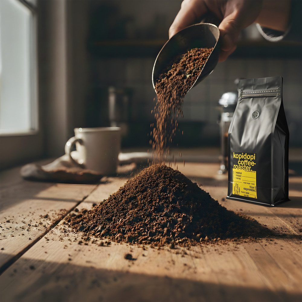 BEST NEW! Temanggung Robusta Coffee 1kg Dark Roast – Medium Grind, Coarse Grind