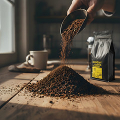 BEST NEW! Temanggung Robusta Coffee 1kg Dark Roast – Medium Grind, Coarse Grind