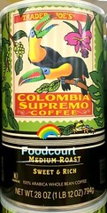 2 Packs Trader Joe’s Colombia Supremo Medium Roast Whole Bean Coffee 28 OZ Each