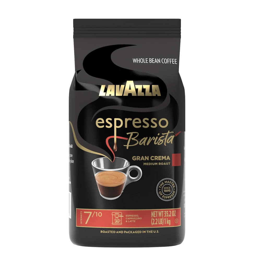 Espresso Barista Gran Crema Whole Bean Coffee Blend, Medium Espresso Roast, Oz B