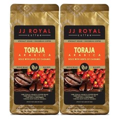 JJ Royal Coffee Indonesia Coffee Toraja Arabica 200g Pack of 2