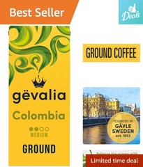 12 oz Colombian Medium Roast Ground Coffee – Rich Flavor, Kosher Certified