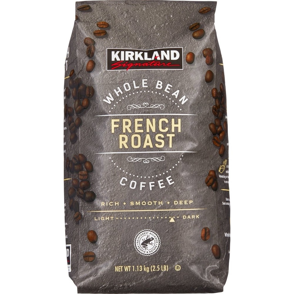 Kirkland Signature Whole Bean French Roast Coffee 2.5LB