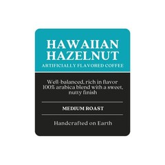Copper Moon Hawaiian Hazelnut Blend Medium Roast Whole Bean Coffee – 32oz