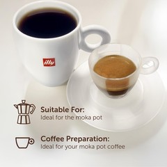 illy Coffee – Intenso Ground Coffee – Dark Roast – 100% Arabica Coffee – Id