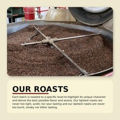 5 Pound Whole Bean Coffee, Medium Roast, Julien’s Breakfast Blend, Rainforest…