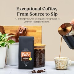 Bulletproof Medium Roast Decaf Whole Bean Coffee 12oz