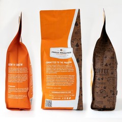 French Roast Whole Bean Coffee Dark Roast Kosher Gourmet Beans Bag 2 lb