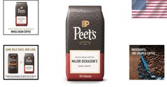 Indulge in Major Dickason’s Blend – Dark Roast Whole Bean Coffee, 10.5 Oz