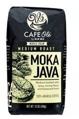 CAFE Olé by H‑E‑B Whole Bean Medium Roast Moka Java Coffee 12 oz