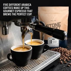 Knee Buckling Espresso Coffee, Ground, High Caffeine Blend, Dark Roast, 1 LB
