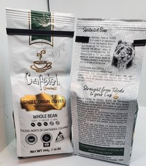 3 bag Cafetol Single Origin Sustainable Specialty Coffee (Gourmet Whole Bean) M