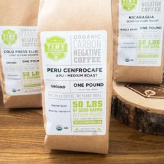 Tiny Footprint Coffee – Fair Trade Organic Peru APU 48 Ounce (Pack of 1)