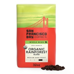 Coffee Decaf Dark Roast Whole Bean Coffee Decaf French Roast 2 lb bag Swiss