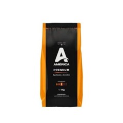 Brazilian América Premium Espresso Toasted Coffee in Grains 1Kg / 35.27 fl oz