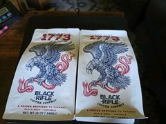 SEALED – (2) Black Rifle Company – 1773 Coffee WHOLE BEAN bags 12 oz. each