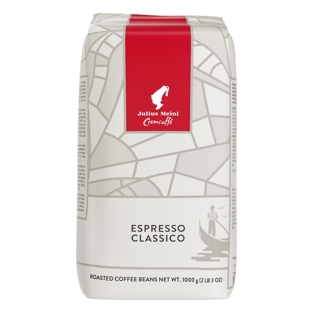: “Crema Espresso Classico,” Medium Roasted Coffee Beans, 1kg / 35oz