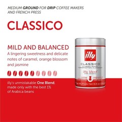 Arabica Coffee – Classico Medium Roast – Pre-Ground Drip Coffee – 8.8oz x 6