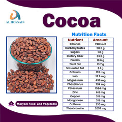 Al Hossain Guatemalan cocoa bean 11 lb | Rich Cacao Flavor Bulk Chocolate