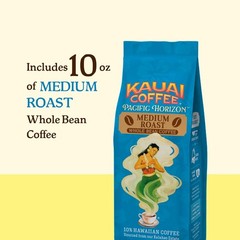 Kauai Coffee Koloa Estate Medium Roast – Whole Bean 10 Ounce (Pack of 1)
