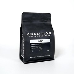 Coalition Coffee Roasters Drip Blend Whole Bean Coffee, 12 oz, Medium Roast