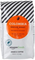Fresh Colombia Whole Bean Coffee, Medium Roast, 12 Ounce