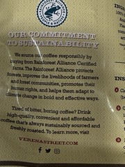Verena Street Julien’s Breakfast Blend Whole Bean Coffee Medium Roast 12 Ounces