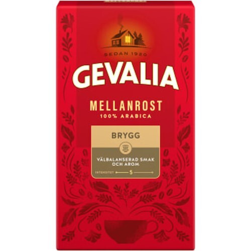 3 x Gevalia Brygg Medium Roast Filter Ground Swedish Coffee 450 g ( 15.90 oz )