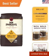 Artisanal Vanilla Nut Medium Roast Coffee – 20 oz Bag of Flavorful Elegance