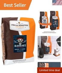 80 oz Blackbeard’s Revenge Whole Bean – Artisan Medium Roast, Freshly Roasted
