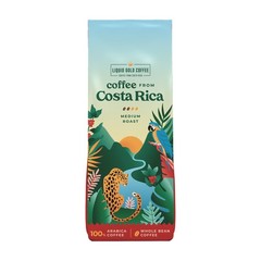 Coffee from Costa Rica, Medium Roast Whole Beans, by 1 Ounce (Pack of 1)